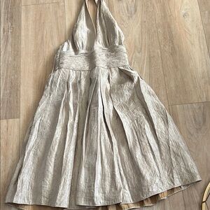 Adrianna Papell Cream Midi Dress